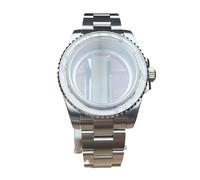 XTINKOPW 1pc 40mm Men's Watch Case 20mm Bracelet Glass for Nh35 Nh34/36/38 ETA 2824 Miyota 8215 Movement 28.5mm Yacht-Master(Glass Cover 2,NH34 35 36 38)