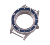 XTINKOPW 1pc 40mm Sandblast Watch Case Luminous Bezel Glass Fit NH34 NH35 NH36 NH37 NH38 ETA2824 PT5000 ST2130 Automatic Movement(F,Nh35 nh36)