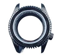 XTINKOPW 1pc 40mm SKX007 Watch Case Stainless Steel Dome Black Crystal Luminous Sphere Fit NH34 NH35 NH36 Movement(6)