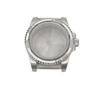XTINKOPW 1pc 40MM Stainless Steel Case for NH35/36/4R/7S/N36 Movement Watch Accessories Synthetic Mirror Watch Accessory(Flat Rigid)