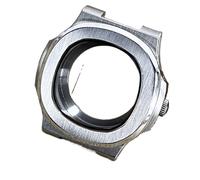 XTINKOPW 1pc 41mm Case NH35 Dial 30.5MM Watch Automatic Mechanical Parts Combination Accessories Perspective Bottom