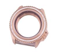XTINKOPW 1pc 41mm Rose Gold Watch Case Glass Black/Blue/Sky Blue/White/Green/Brown Chapter Ring Fit NH35 Movement 3.8 Crown(A7)