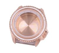 XTINKOPW 1pc 41mm Watch Case Black/Blue/Sky Blue/White/Green/Brown Chapter Ring for NH35 NH36 Movement 3.8 Crown Glass(D1)