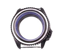 XTINKOPW 1pc 41mm Watch Case Black/Blue/Sky Blue/White/Green/Brown Chapter Ring for NH35 NH36 Movement 3.8 Crown Glass(A1)