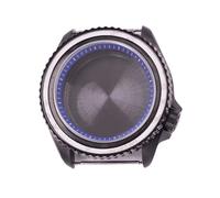 XTINKOPW 1pc 41mm Watch Case Black/Blue/Sky Blue/White/Green/Brown Chapter Ring for NH35 NH36 Movement 3.8 Crown Glass(B1)