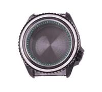 XTINKOPW 1pc 41mm Watch Case Black/Blue/Sky Blue/White/Green/Brown Chapter Ring for NH35 NH36 Movement 3.8 Crown Glass(A6)
