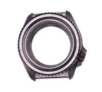 XTINKOPW 1pc 41mm Watch Case Black/Blue/Sky Blue/White/Green/Brown Chapter Ring for NH35 NH36 Movement 3.8 Crown Glass(A10)