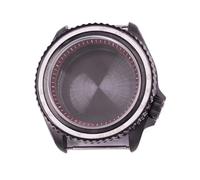 XTINKOPW 1pc 41mm Watch Case Black/Blue/Sky Blue/White/Green/Brown Chapter Ring for NH35 NH36 Movement 3.8 Crown Glass(B2)