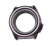 XTINKOPW 1pc 41mm Watch Case Black/Blue/Sky Blue/White/Green/Brown Chapter Ring for NH35 NH36 Movement 3.8 Crown Glass(A7)