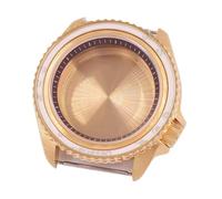 XTINKOPW 1pc 41mm Watch Case Black/Blue/Sky Blue/White/Green/Brown Chapter Ring for NH35 NH36 Movement 3.8 Crown Glass(C1)