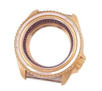 XTINKOPW 1pc 41mm Watch Case Black/Blue/Sky Blue/White/Green/Brown Chapter Ring for NH35 NH36 Movement 3.8 Crown Glass(B3)