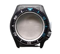 XTINKOPW 1pc 42.5mm Luxury Men Watch Case Parts for Mod SKX007 NH35 NH36 NH34/38 4R36 Movement 28.5mm Dial Glass(Black 11)