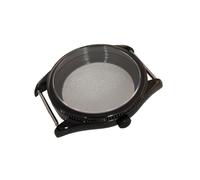 XTINKOPW 1pc 42.5mm Watch Case Stainless Steel Polished Big Size Case for ST3600/ST6497 Manual Mechanical Movement Watch Parts for 37mm Dial(Silver)