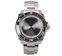 XTINKOPW 1pc 43.8mm Modified Samurai Diving Watch Case Glass for NH35 NH36 NH38 NH34 Movement 28.5mm Dial Solid Steel Bracelet(A3 White Chapter)