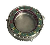 XTINKOPW 1pc 45mm Canned Watch Case NH35 Case with Ceramic Bezel Fit NH35 NH36 Movement 3ATM Watch Parts(Green Yellow)