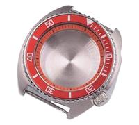 XTINKOPW 1pc 45mm Glass Ceramic Bezel 316L Stainless Steel Watch Case Fit NH35 NH36 Movement(D)