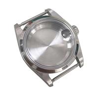 XTINKOPW 1pc for NH36 NH35 Case 36mm Magnifier Glass Stainless Steel Watch Case Transparent/Solid Bottom for NH35/NH36/4R(Transparent Bottom)