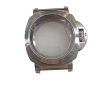 XTINKOPW 1pc NH35 40MM Watch Case Stainless Steel with Handle Case for NH35 NH36 4R36 7S26 Movement Watch Accessories Silver Color(Full Sand Case)