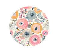 XTINKOPW 1pc NH35 Dial 28.5mm Dial Creative Flowers Series Arabic Numeral Dial NH36 Dial Fit NH35/36 Movement(NO.2,No Window)