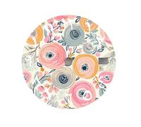 XTINKOPW 1pc NH35 Dial 28.5mm Dial Creative Flowers Series Arabic Numeral Dial NH36 Dial Fit NH35/36 Movement(Arabic.2,No Window)