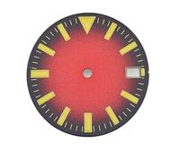 XTINKOPW 1pc NH35 Dial 28.5mm Fashionable Green Glow, Suitable for NH35/NH36 Movement and Watch for Men Replacement Parts(NO.35)