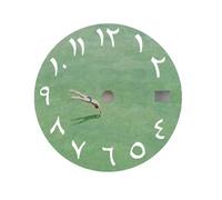 XTINKOPW 1pc NH35 Dial Artistic Originality Dial 28.5mm Arabic Numeral Dial Fit NH35/NH36 Movement Watch Parts Replacement(NO.2,Single Calendar)