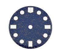 XTINKOPW 1pc NH35 Dial Blue Starry Sky Face C3 BGW9 Night Light Fit NH34 NH35A NH36 Diving 200m Can 007 Etc. 28.5mm(WZ-N-160)