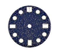 XTINKOPW 1pc NH35 Dial Blue Starry Sky Face C3 BGW9 Night Light Fit NH34 NH35A NH36 Diving 200m Can 007 Etc. 28.5mm(WZ-N-167)