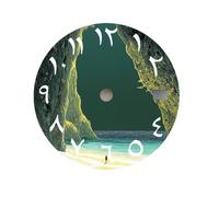 XTINKOPW 1pc NH35 Dial Natural Landscape Dial 28.5mm Arabic Numerals Dial NH36 Dial Fit NH35/6 Movement Watch Parts Replacement(NO.6,Dual Calendar)