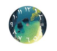XTINKOPW 1pc NH35 Dial Natural Landscape Dial 28.5mm Arabic Numerals Dial NH36 Dial Fit NH35/6 Movement Watch Parts Replacement(NO.7,Dual Calendar)