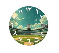 XTINKOPW 1pc NH35 Dial Summer Sports Field Dial 28.5mm Arabic Numerals Dial NH36 Dial Fit NH35/6 Movement Watch Parts Replacement(NO.3,Single Calendar)