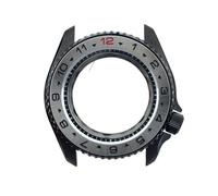 XTINKOPW 1pc NH35/NH36/4R/6R Modified SKX007 Case Transparent 20Bar Assembly Watch Case 3.8 O'clock Case 28.5mm Dial(Black-8)