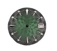 XTINKOPW 1pc NH35 Watch Dial Cocktail Women's 29mm Radial Watch Face Modified Mechanical Dials for NH35/NH36 Movement(Green)