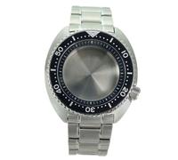 XTINKOPW 1pc NH36 45mm Watch Cases 316L Stainless Steel Bracelet Crystal for NH35 NH36 NH34/38 Movement 28.5mm Dial(Black Chapter Ring2)