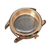 XTINKOPW 1pc Rose Silver NH38 Watch Case 40mm Or 33mm Cocktail Case Arch Glass for NH35 NH38 Movement Women's Accessories(Rose Gold)