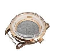 XTINKOPW 1pc Rose Silver NH38 Watch Case 40mm Or 33mm Cocktail Case Arch Glass for NH35 NH38 Movement Women's Accessories(10mm)