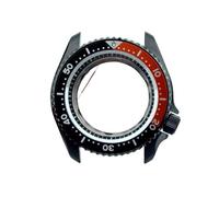 XTINKOPW 1pc SKX007 Case Transparent NH35/NH36/4R/6R 20Bar Assembly Watch Case 3.8 O'clock Case 28.5mm Dial(Black-7)