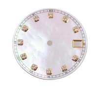 XTINKOPW 1pc Sterile Watch Dial 28.5mm for NH35 NH35A Fit Watches Automatic Movement Accessory(E)