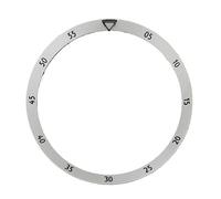 XTINKOPW 1pc Watch Chapter Ring for 31.3mm Outer Diameter/ 27.6mm Inner Diameter Green Luminous Modified Watch Inner Scale Ring(White with luminesce)