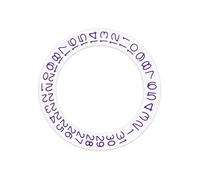 XTINKOPW 1pc White NH35 NH36 Date Dial Fits NH35 NH36 4R35 4R36 Automatic Mechanical Movement NH35 Date Dial Wheel(A12)