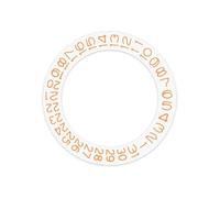 XTINKOPW 1pc White NH35 NH36 Date Dial Fits NH35 NH36 4R35 4R36 Automatic Mechanical Movement NH35 Date Dial Wheel(A5)