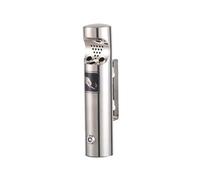 XTJS56QB Commercial Outdoor Street Wall Mounted Cigarette Cylinder Public Smoking Area Stainless Steel Ash Pillar for Balcony(Silver)