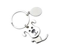 XTLANGTUTU Crystal Animal Keyring Silver Metal Keychain for Keys Bag Backpack for Women Men Girls Boys
