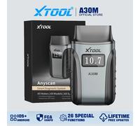 XTOOL A30M OBD2 Diagnostic Device BT, Wireless Car Diagnostic Tool with 26+ Reset, Bidirectional/Active Test, All Systems OBD Diagnostic Device for Android & iOS, Oil/ABS/SAS/BMS/DPF Reset...Lifetime 