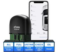 XTOOL AD20 Pro OBD2 Scanner for iPhone & Android: 2024 Newest Wireless OBD2 Diagnostic Scan Tool for All Cars with Full System Diagnostics, Oil Reset, Check Engine Car Code Reader, Performance Test
