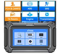 XTOOL D5 Car Code Reader and Reset Tool, Engine ABS SRS Transmission Car Diagnostic Tool with EPB Service, ABS Bleed, Throttle Relearn, Clear Check Engine Light Code Reader with 10 Resets, Free Update