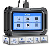 XTOOL D5S OBD2 Code Reader, Car Diagnostic Tool for 4 Systems Engine/ABS/SRS/Transmission, 16 Resets on Oil/Brake/SAS/BMS/ABS/DPF/TPMS/Throttle, Full OBD2 Functions, FCA/CAN FD, Lifetime Free Update