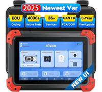 XTOOL D7 Car Diagnostic Tool, Bidirectional OBD2 Scanner with All System, Online/ECU Coding, 36+ Resets-Oil/EPB/SAS/DPF/Battery/Throttle, Live Data, FCA/DOIP/CAN FD, 3-Year Updates, Cover 10000+ Cars