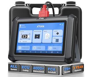 XTOOL D7S OBD2 Scanner Diagnostic Tool 2025 Bidirectional Scan Tool Ver. of D7 with ECU Coding Active Test, FCA, All-System 36+ Resets, Crankshaft Relearn, PMI, V.A.G Guide, DoIP/CAN FD, 3-Yr Update