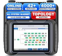 XTOOL D8S OBD2 Scanner: AI-Assisted Car Diagnostic Tool with Bidirectional Control, Topology Mapping, ECU/Online Coding, 42+ Resets, Full System Scan, V.A.G Guide, PMI, CAN FD/DoIP, 3-Year Free Update